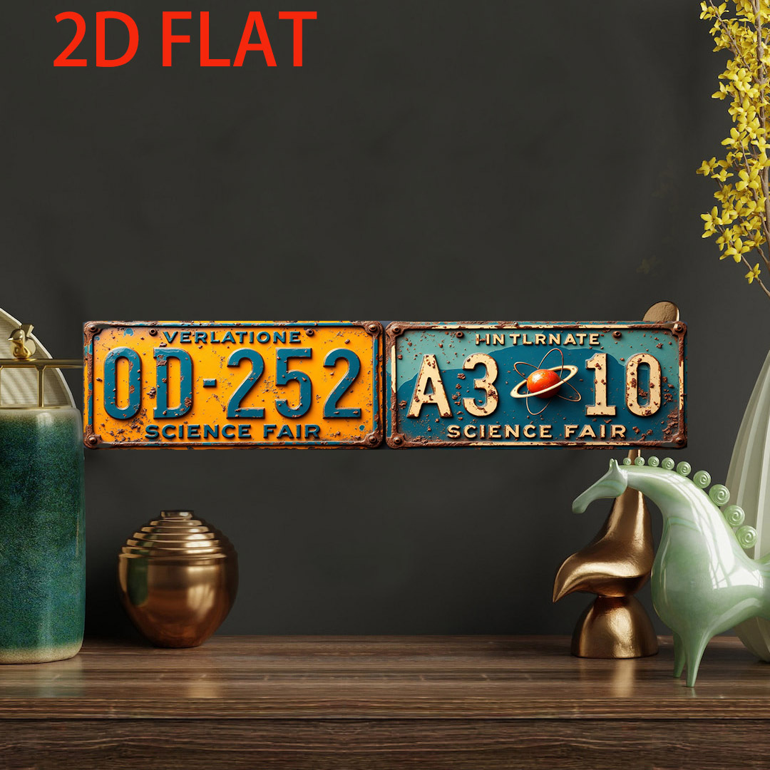 Vintage And Collectible Fair - 1 adet Vintage Bilim Fuarı Plaketi
