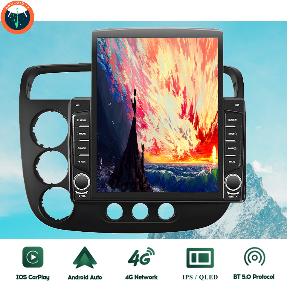 Cassette Tape Head - 8 çekirdekli Android 14 araba radyo