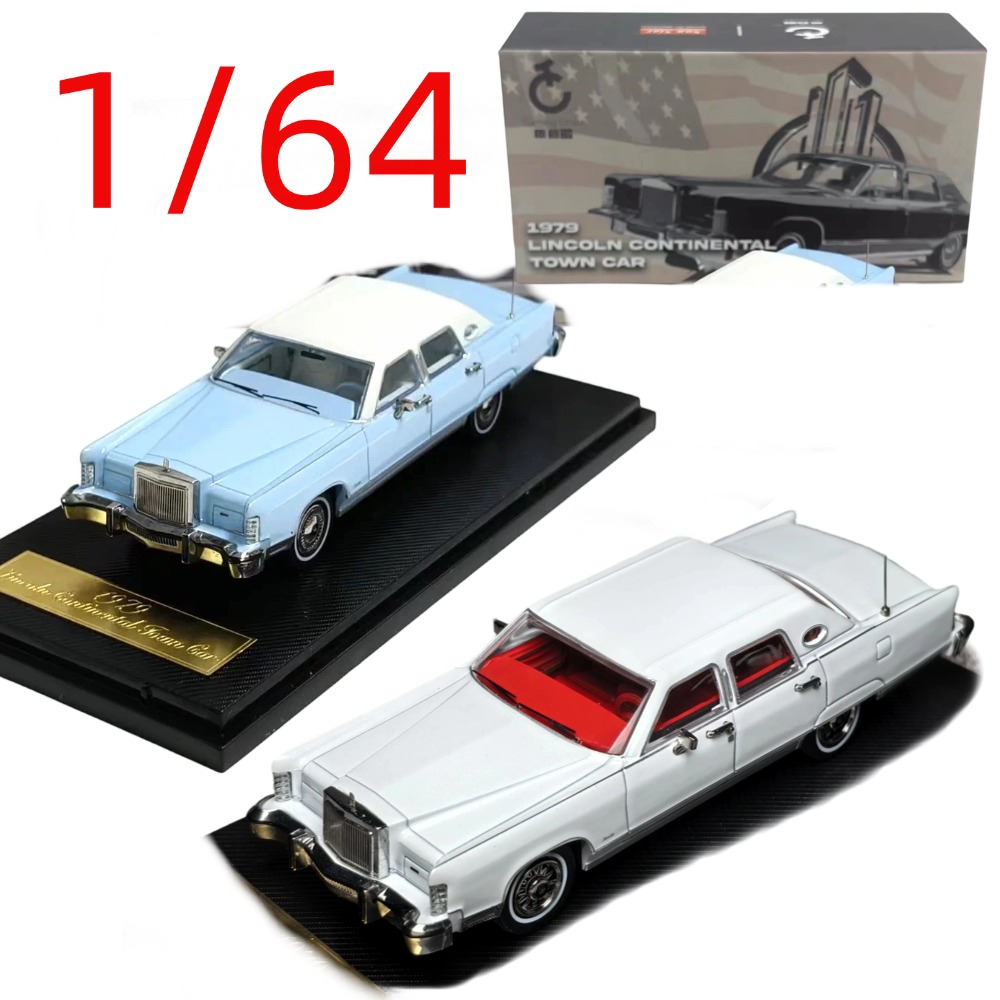 Vintage Collectible Model Cars - Turning Crush Diecast 1/64 ölçekli Lincoln