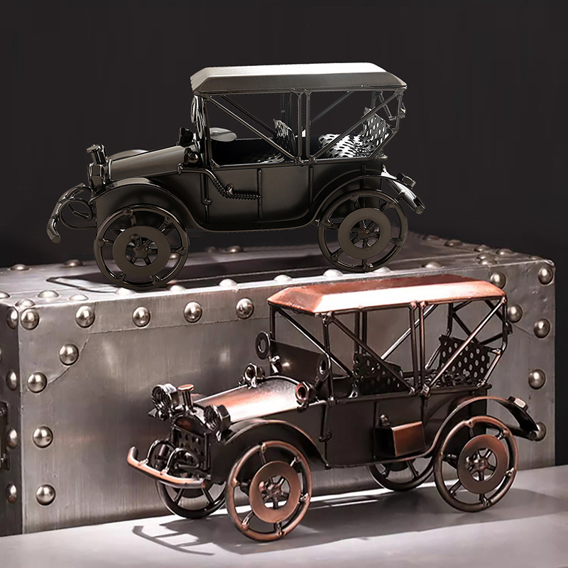 Vintage Collectible Model Cars - Avrupa Tarzı Vintage Alaşım Eski Araba