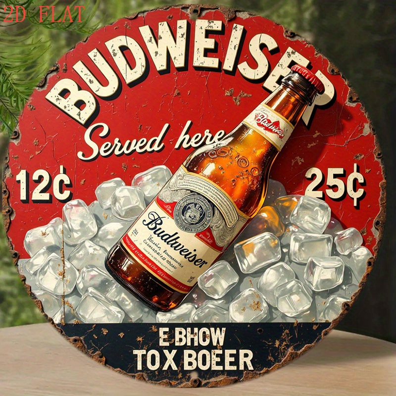 1 adet Vintage Bira Logosu Met - Vintage Collectible Plates incelemesi ve fiyatı