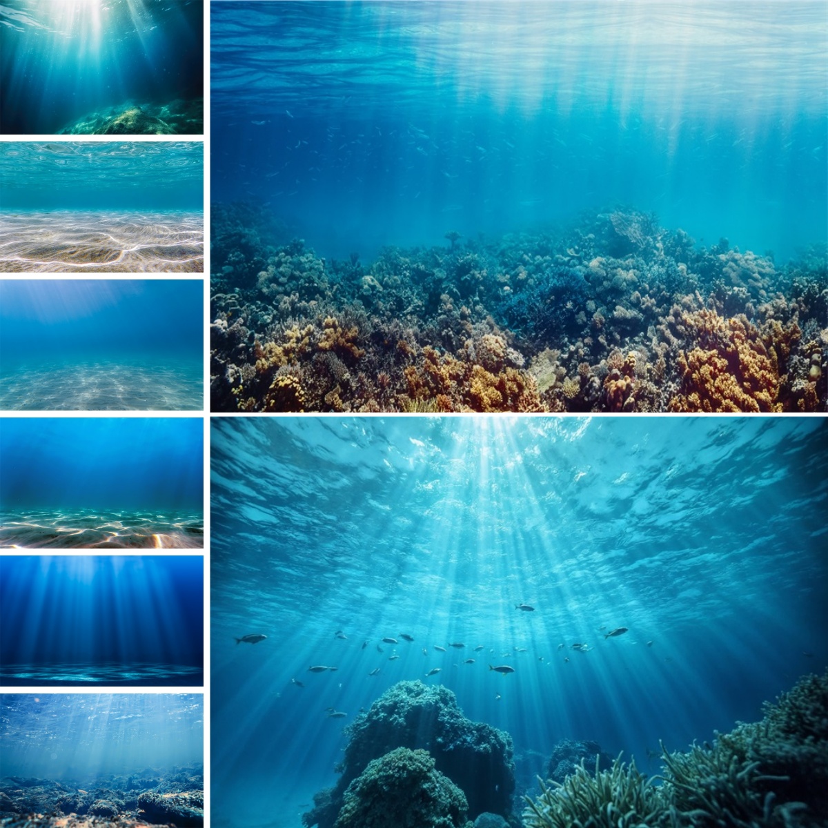 Mavi Sualtı Dünyası Arka Planı - Photo Develop Tank incelemesi ve fiyatı
