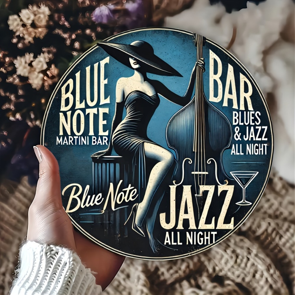 Blue Note Jazz Martini Bar Vin - Vintage Collectible Plates incelemesi ve fiyatı