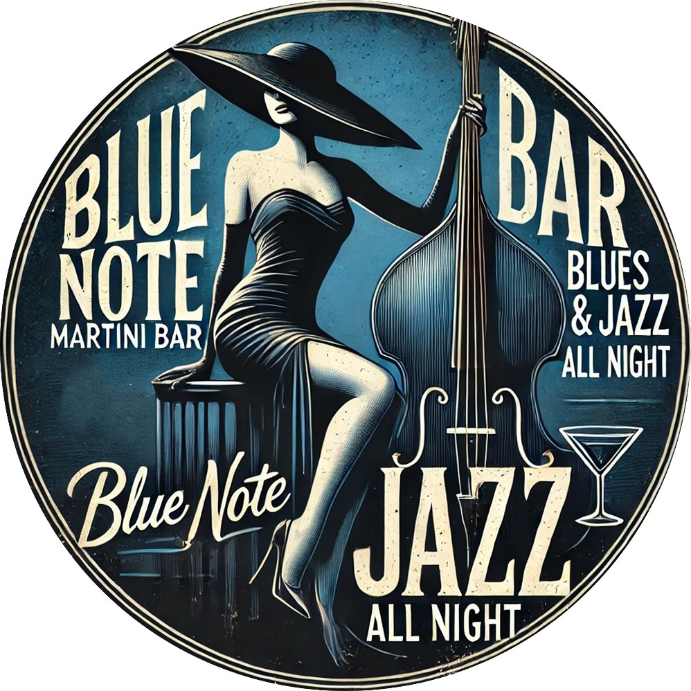 Blue Note Jazz Martini Bar Vin - Vintage Collectible Plates incelemesi ve fiyatı