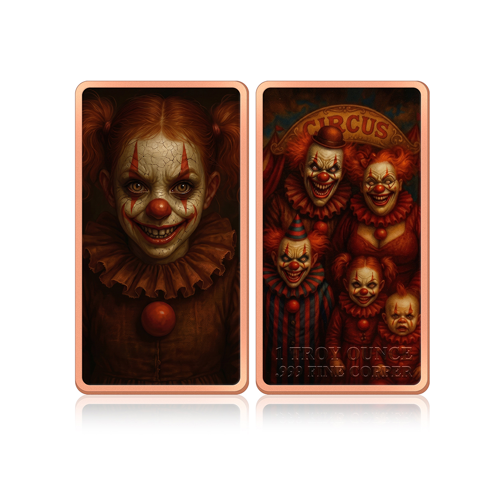 1 oz Bakır Para 6 Adet Korku P - Vintage Collectible Clowns incelemesi ve fiyatı