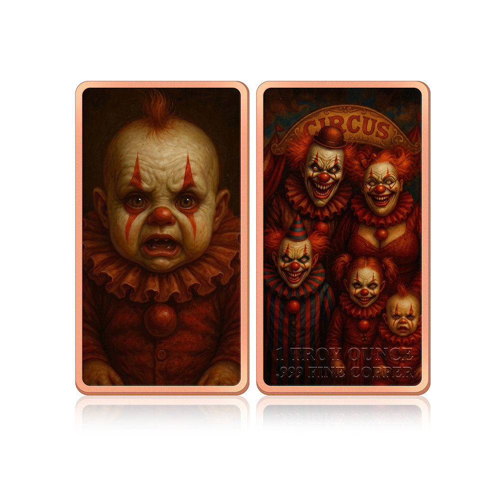 1 oz Bakır Para 6 Adet Korku P - Vintage Collectible Clowns incelemesi ve fiyatı