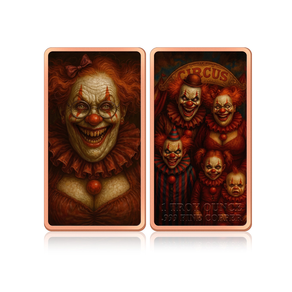 1 oz Bakır Para 6 Adet Korku P - Vintage Collectible Clowns incelemesi ve fiyatı