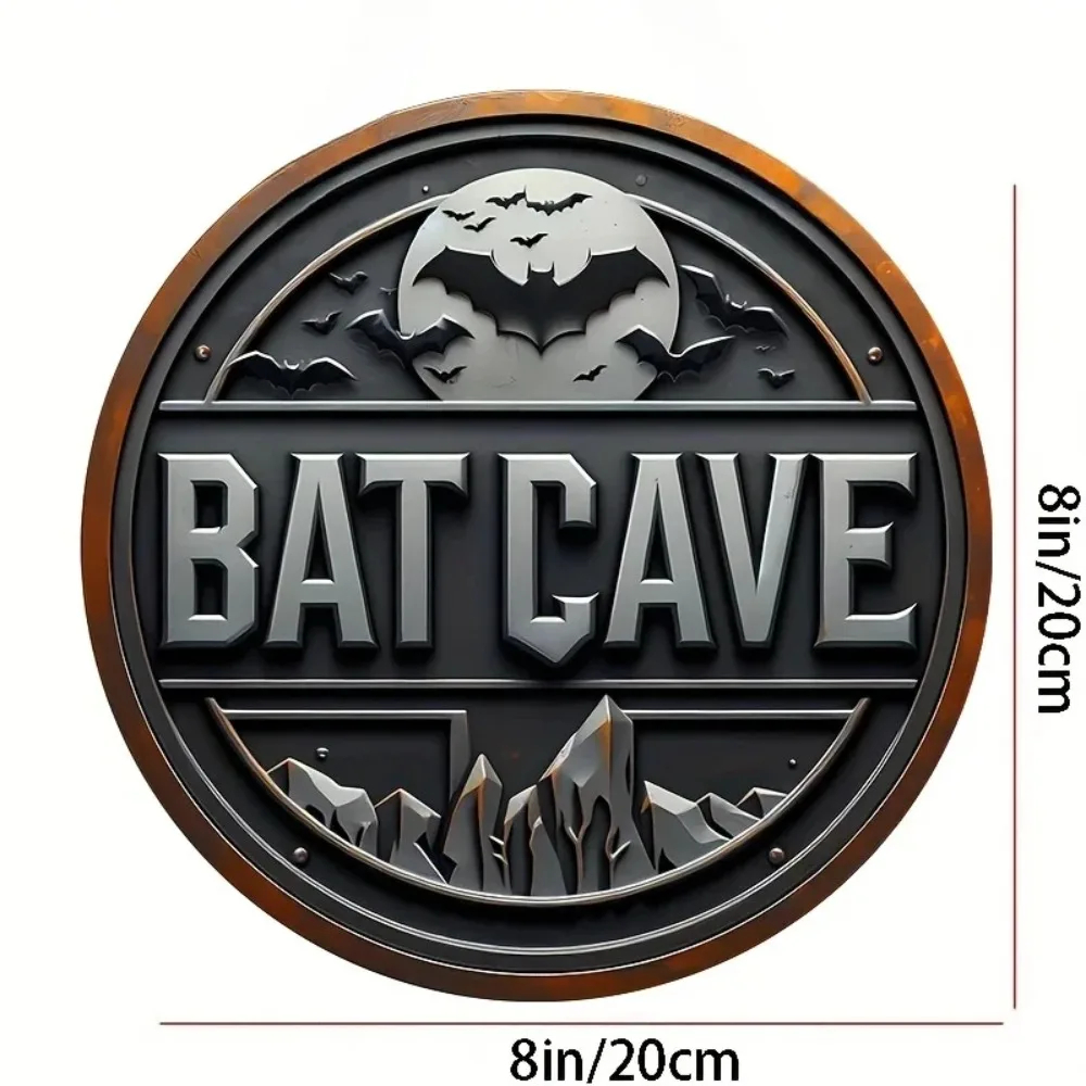 Vintage Batcave Metal Tabelası - Vintage Collectible Plates incelemesi ve fiyatı