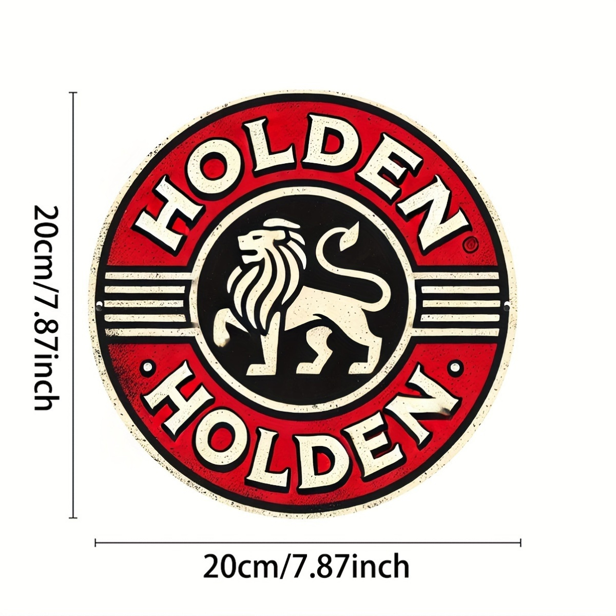 HOLDEN Vintage Metal Duvar San - Vintage Collectible Plates incelemesi ve fiyatı