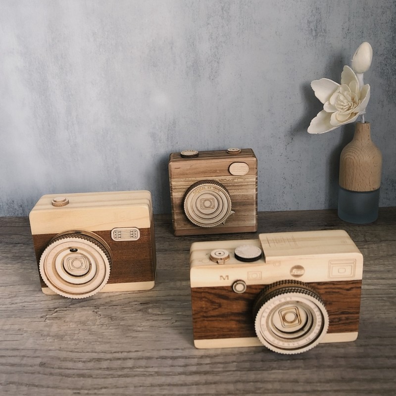 Vintage Ahşap Kamera Müzik Kut - Collectible Vintage Cameras incelemesi ve fiyatı