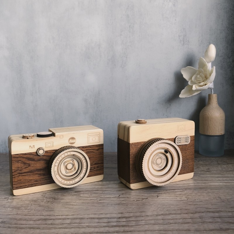 Vintage Ahşap Kamera Müzik Kut - Collectible Vintage Cameras incelemesi ve fiyatı