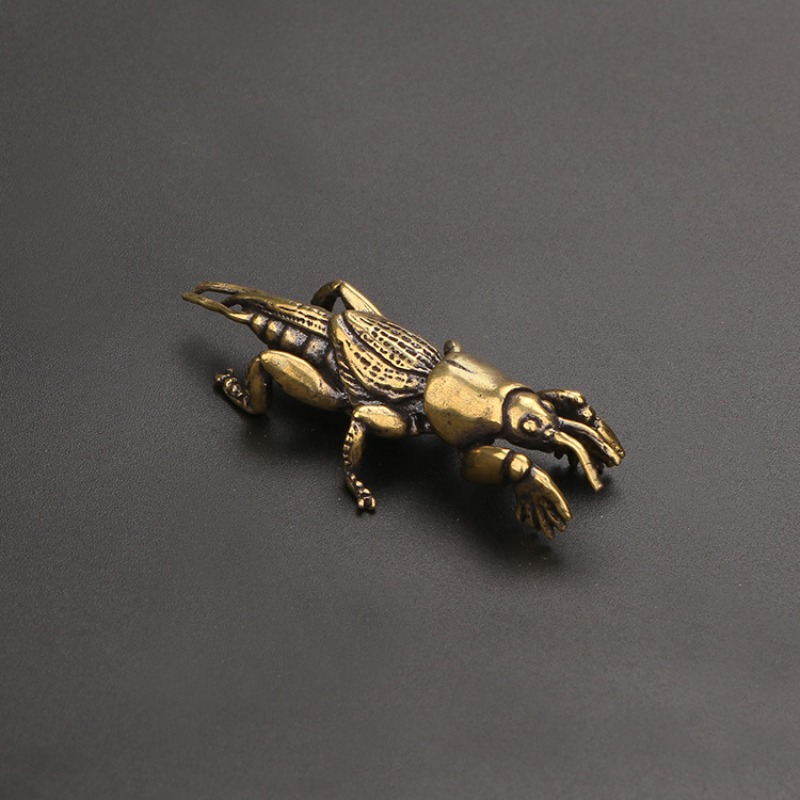 1 adet katı pirinç oyma mini b - Vintage Collectible Christmas Ornaments incelemesi ve fiyatı