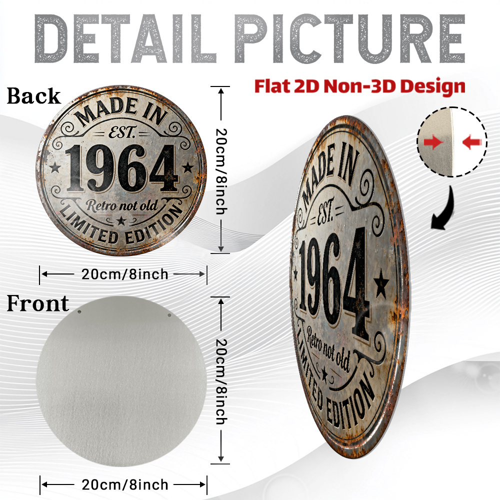 2D Düz, 1 adet Vintage 1964 Re - Vintage Collectible Plates incelemesi ve fiyatı